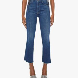 Mother - The Hustler Ankle Fray Dark Wash jeans